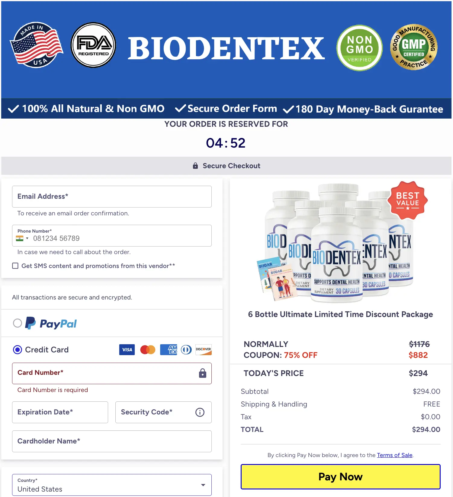Biodentex Order Now